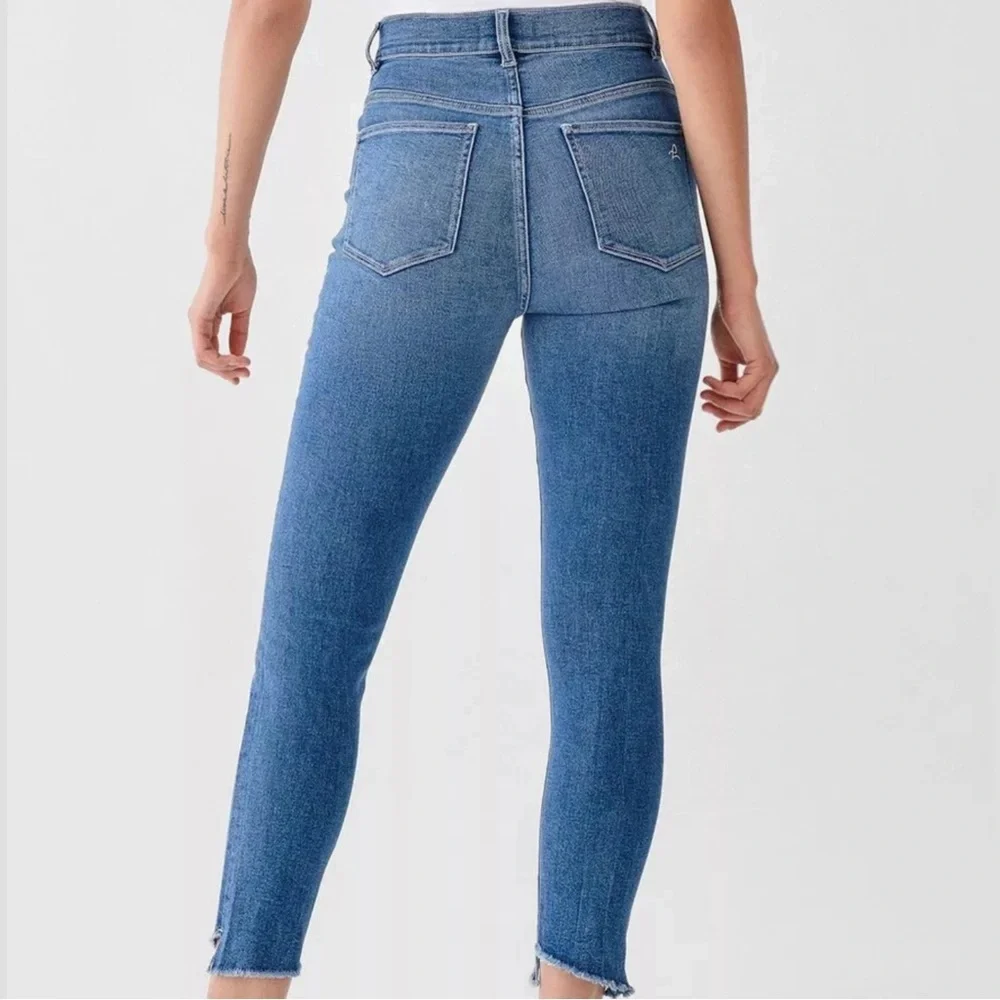 NWT DL1961 ‘Farrow’ Cropped High Rise Instasculpt Skinny Jeans in “Portage” 23